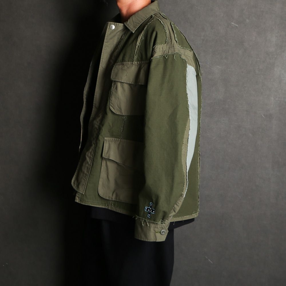 FACETASM - LAYERD MILITARY JACKET / ミリタリージャケット / MKS-JK 