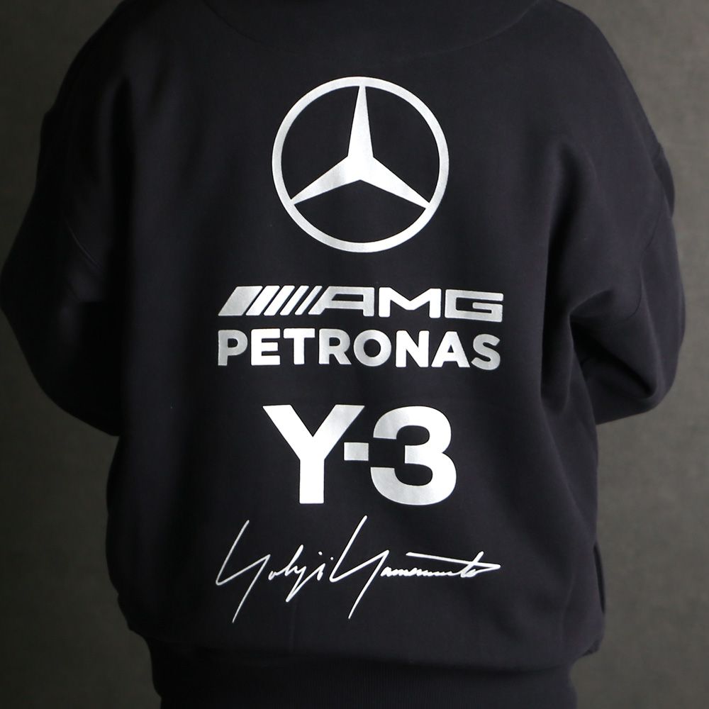 U F1 ZIP HOODIE - BLACK / ジップアップ パーカー / KR2242