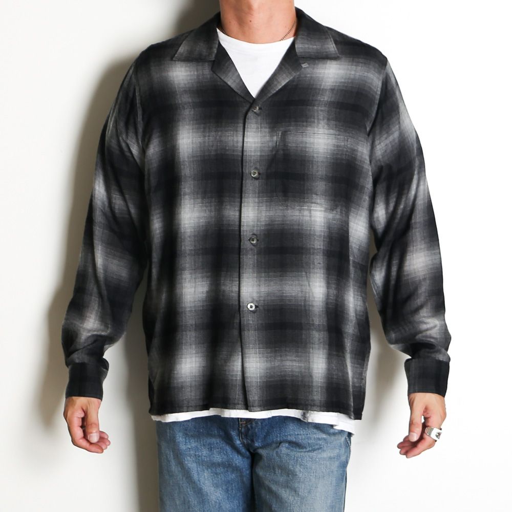 T.Rayon Ombre Open Collar Shirt  - BLT / MDFBF09501