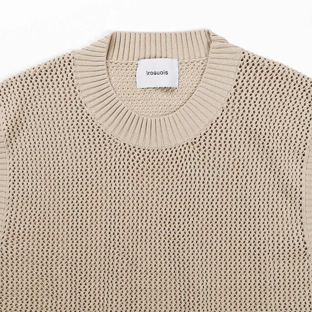 Iroquois - MESH MOLDED KNIT VS / メッシュ ニットベスト / 277109