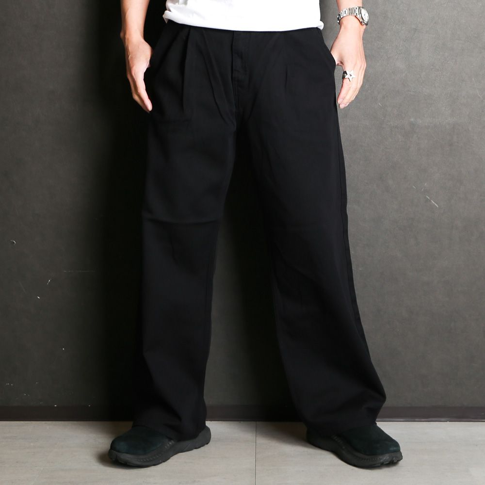 Katsuragi wide jeans / ワイドデニム - コットンドリルツイル / SNJ-39A