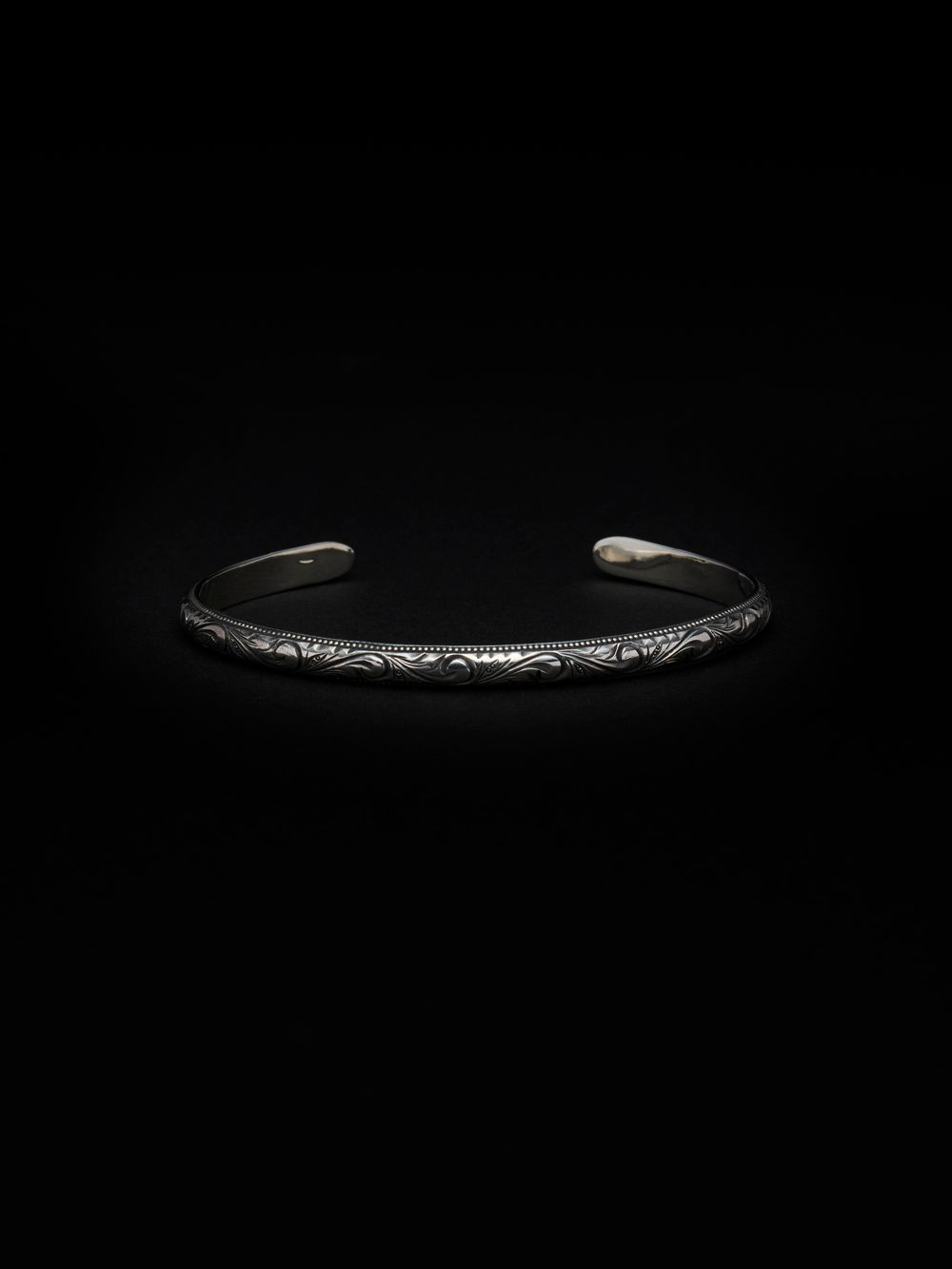 Engraved Narrow Bangle / バングル / RX-612-1