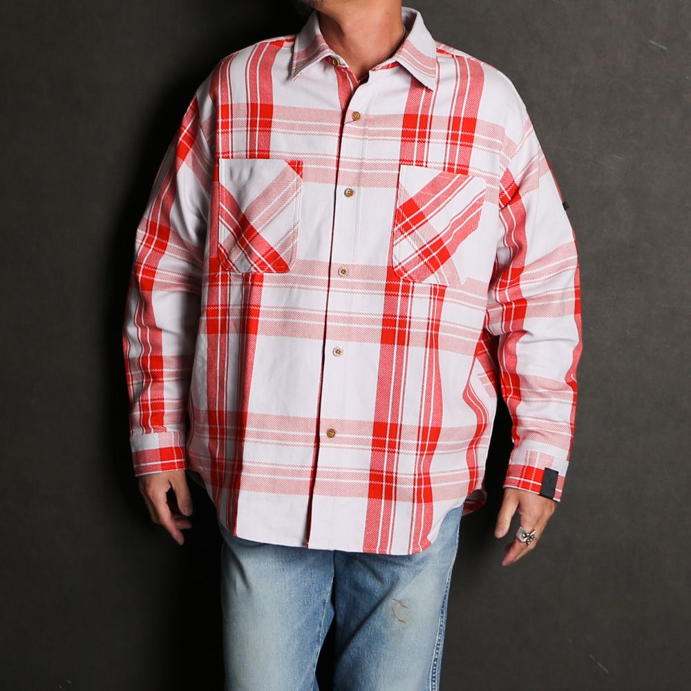 × BIG MAC / SHIRT - GRY CHECK / 2241-SH27-012 peg