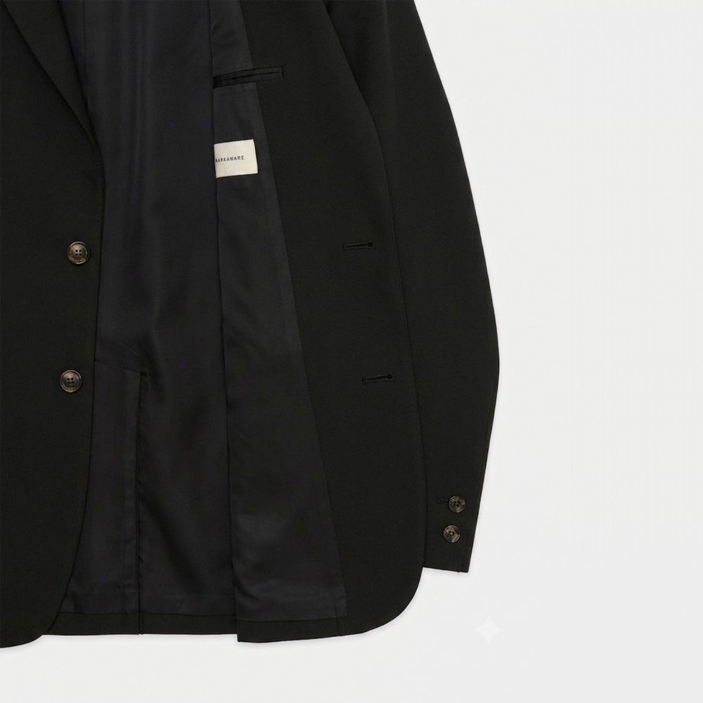 Sports Coat - Black / 3/60 オーガニックウールサバイバルクロス® - スポーツコート / A26C07JK01C