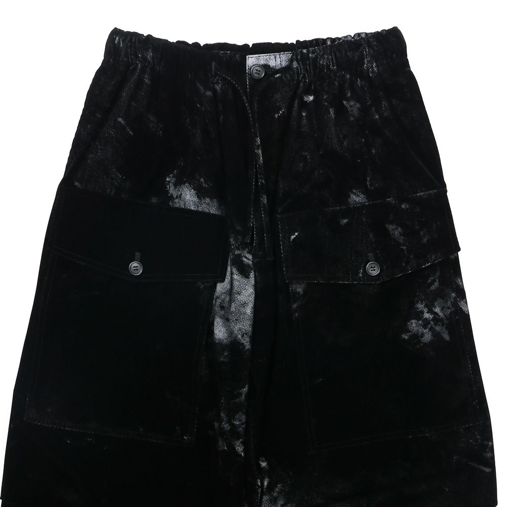 "FLOCKY + PIGMENT PRINT" PARACHUTE PANTS / パラシュートパンツ / TA23AW-PT018