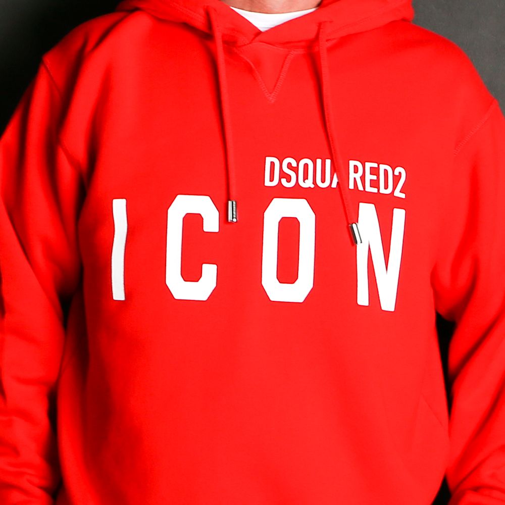 DSQUARED2 - 【ラスト1点-サイズL】 ICON Hooded Sweatshirt ...