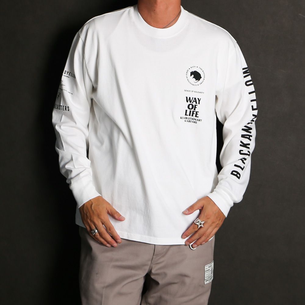 MC L/S TEE - WHITE / ロングスリーブ Tシャツ / 26'RTC-0802