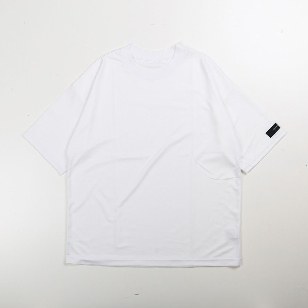 REV MESH OVER TEE - WHITE / オーバーサイズ メッシュTシャツ / RC40-T-004