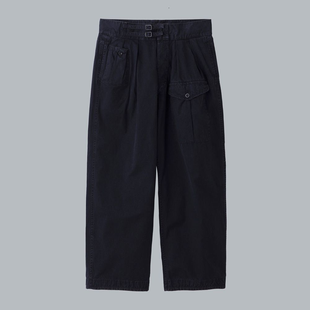GURKHA TROUSERS - BLK / 2026AW-PT4-YT