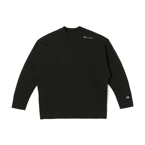 × Champion / CREWNECK LONG SLEEVE T-SHIRT - BLACK / C8-B412
