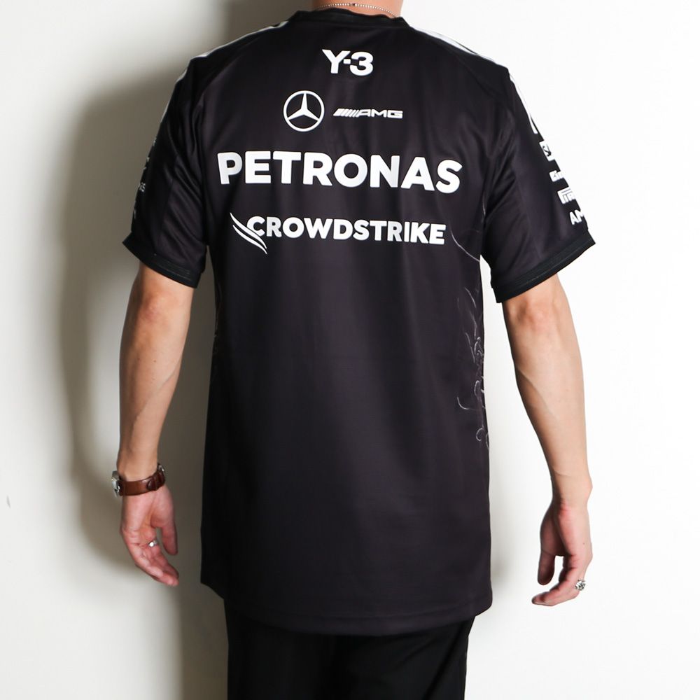 Y-3 MERCEDES - AMG PETRONAS FORMULA 1 TEAM DRIVER SHORT SLEEVE JERSEY / Tシャツ / KT2226