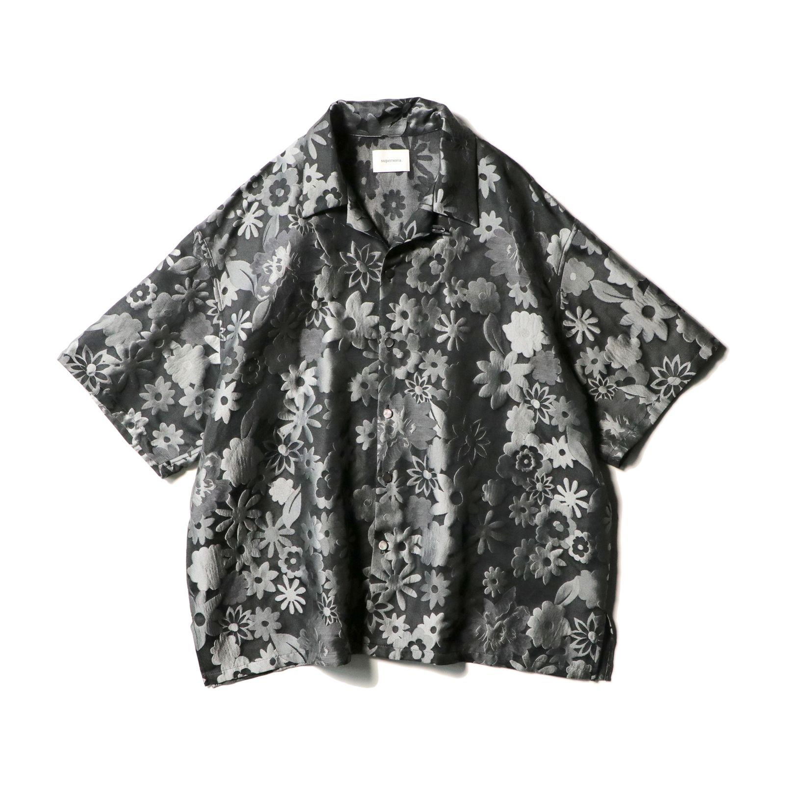 superNova. - Aloha shirt - Flower jacquard / アロハシャツ 