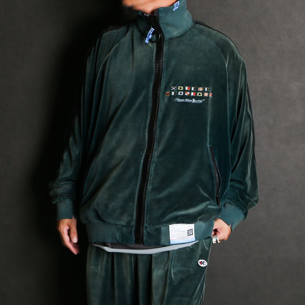 Maison MIHARA YASUHIRO - wide back velour track jacket / ベロア