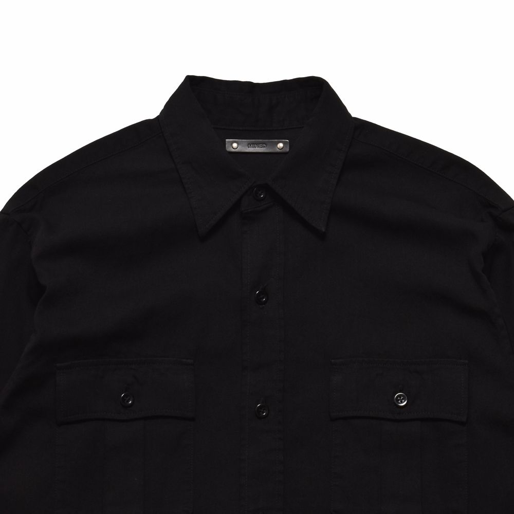 【ラスト1点-サイズ3】 Denim Military SH - BLK / 2509-5001