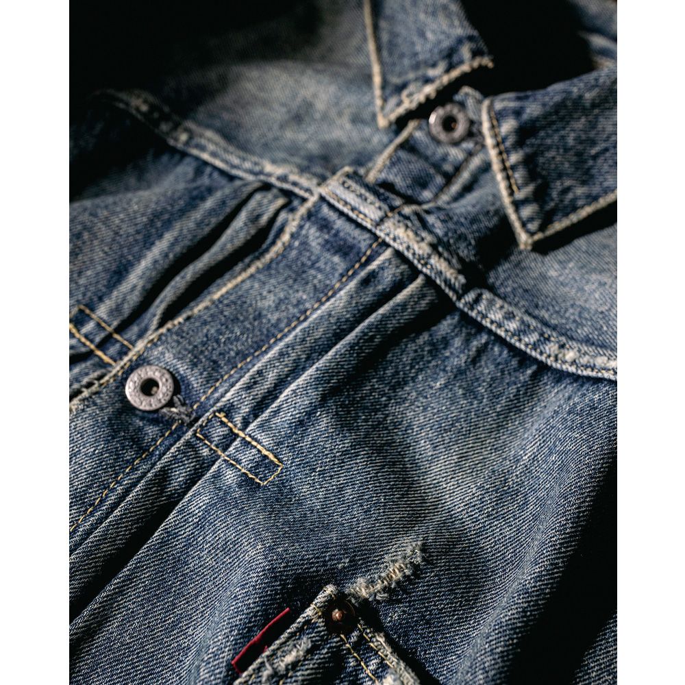 MVC type-I tracker jacket (used washed) - Indigo / デニムジャケット / MVC-JK02