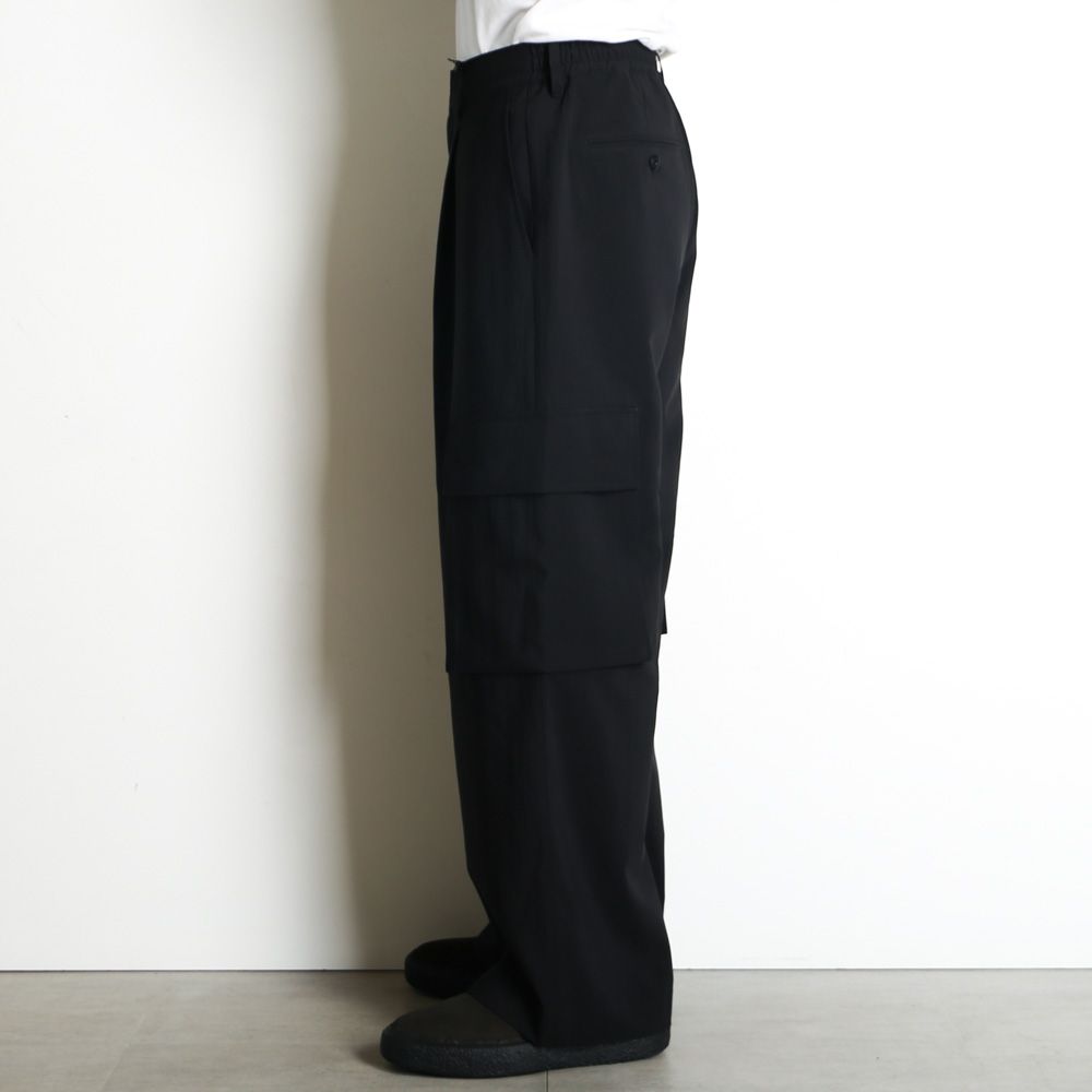 BUGGY CARGO SLACKS - BLACK / バギーカーゴスラックス / VTM-26-P-002