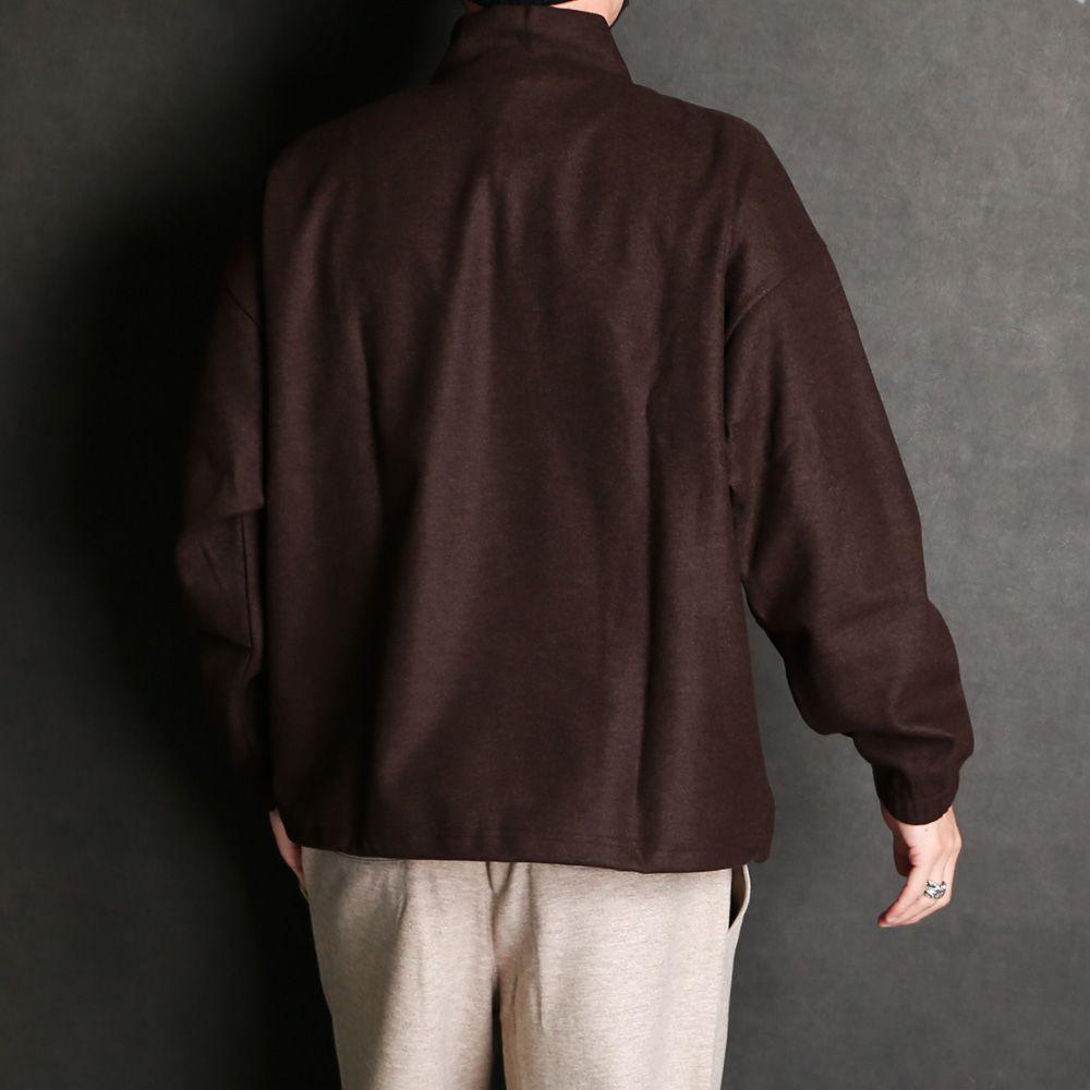 DOUBLE FACE JERSEY HALF ZIP / ハーフジップ プルオーバー / 178204
