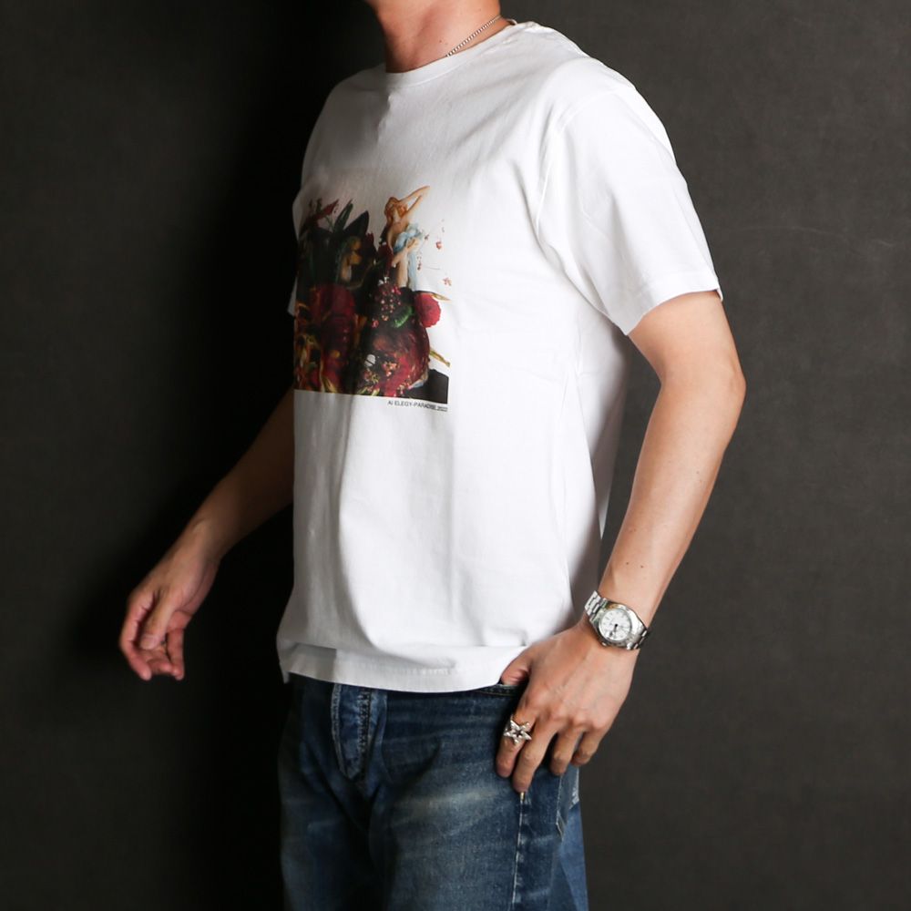 Araki Nobuyoshi×Stie-lo AI ELEGY-PARADISE T-SH / 23MND-STL005