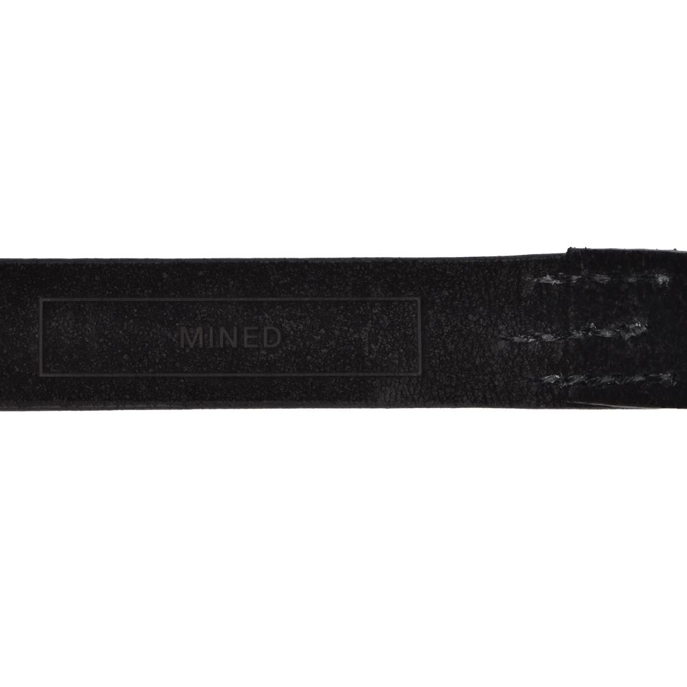 Thick Velour Western Belt - BLK / LBT-018