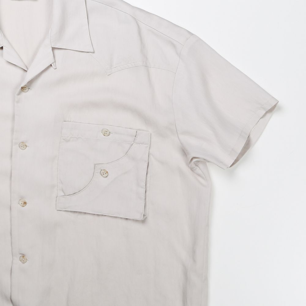 TE TWILL WIDE WESTERN H/S SH / ウエスタンヨーク ワイドシルエットシャツ / 379116