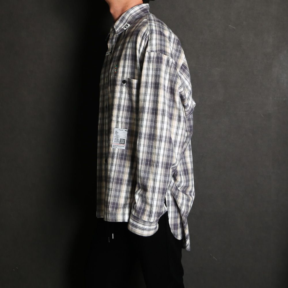 Check Long Sleeve Shirt - Black / チェック ロングスリーブ シャツ / J17SH186