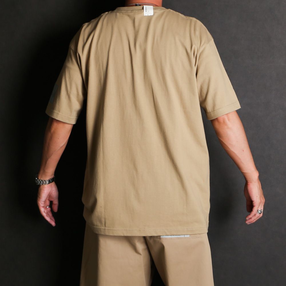 × INVINCIBLE®︎ / CREW NECK  T-SHIRT - BEIGE / 9245-CS84