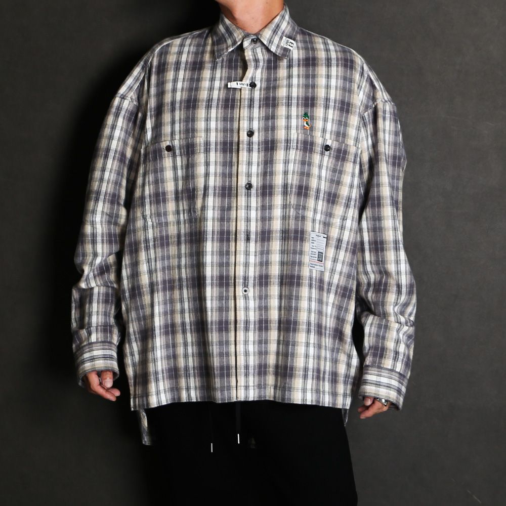 Check Long Sleeve Shirt - Black / チェック ロングスリーブ シャツ / J17SH186