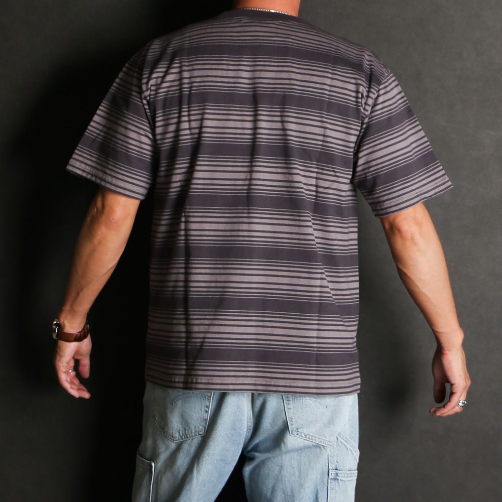 SD Heavyweight Border T - Black / Tシャツ / TSOAA150