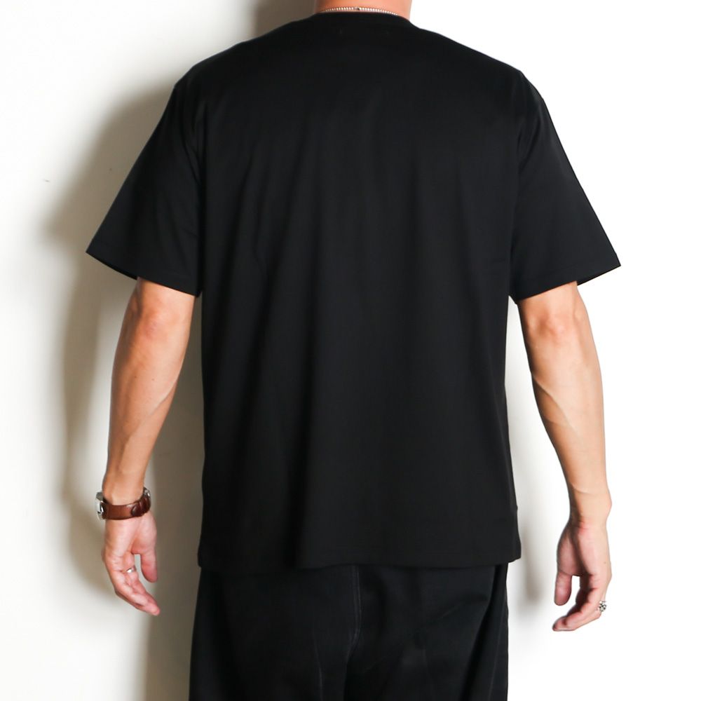 NEW RELAXED FIT Tee - BLACK / オーガニックGIZA 70/2天竺 - ニューリラックスドフィットTee / A26B08CS01B