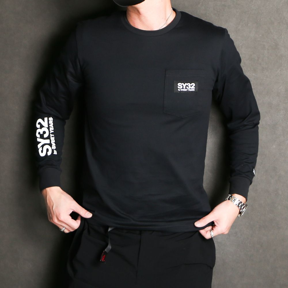 SY32 by SWEET YEARS - BASIC POCKET L/S TEE / ロングスリーブTシャツ ...