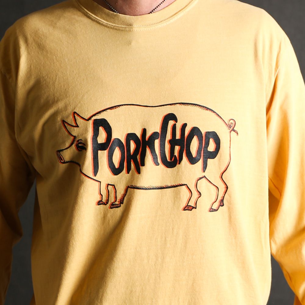 SCUM PORK L/S TEE - MUSTARD / ロングスリーブTシャツ