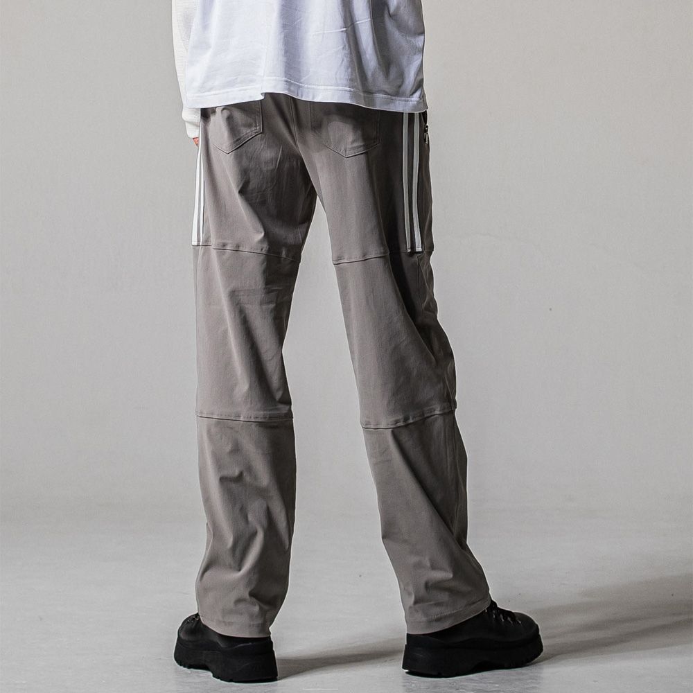 Johnson LINE WIDE PT - GREYWH / ジョンソンラインワイドパンツ / RC39-ST-009WT