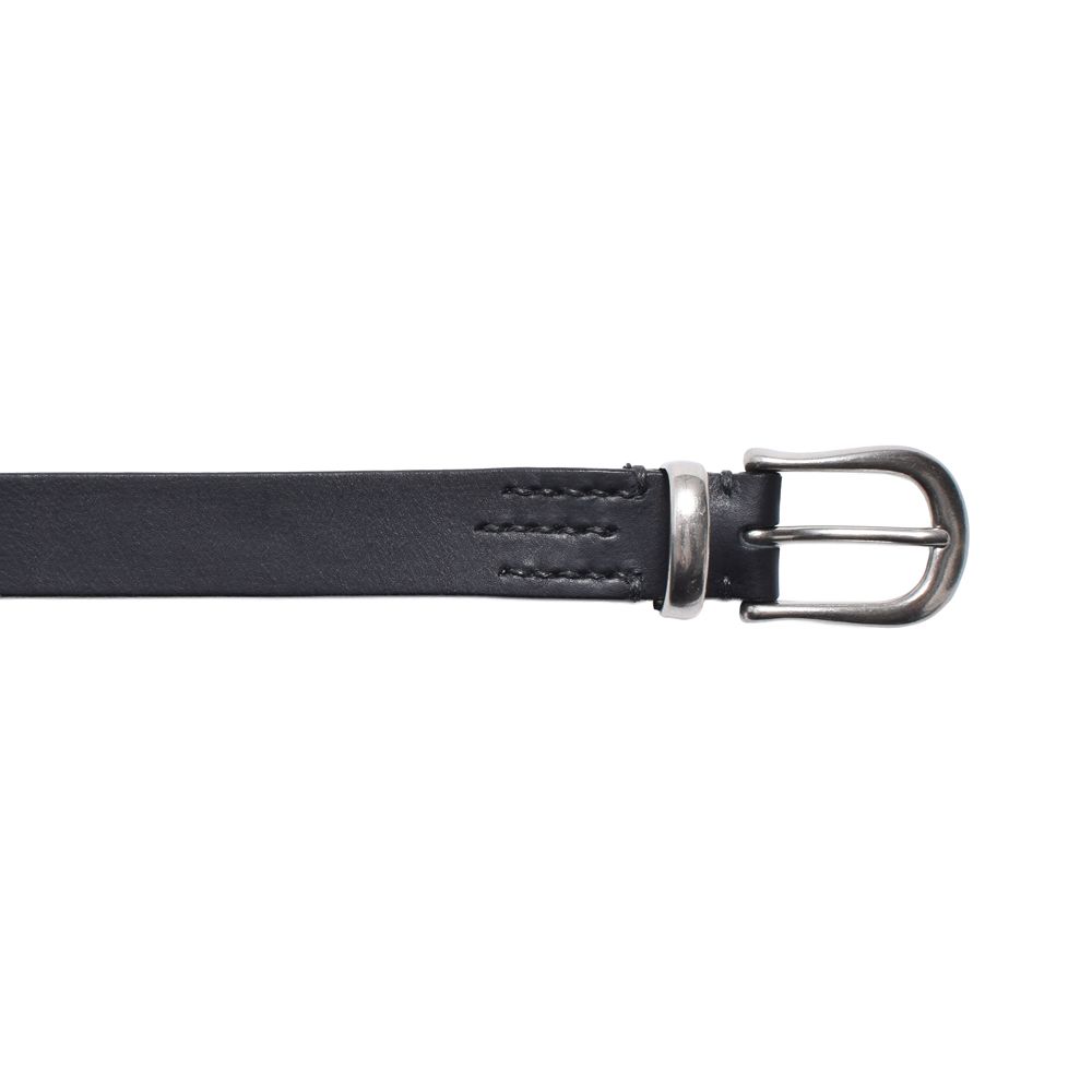 Leather Long Western Belt - BLK / MDLBT002