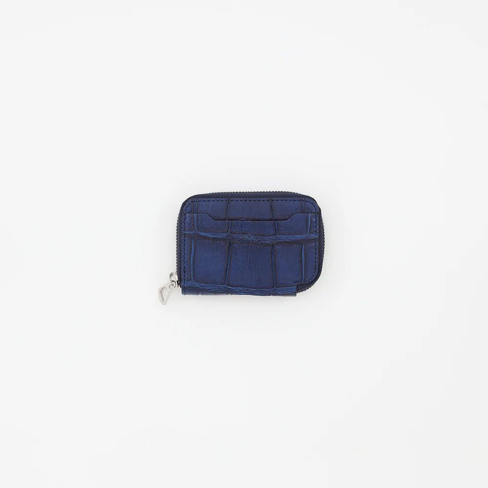 CRISTY COIN CARD WLT / AI CROCO / INDIGO / ITTI-WLT-012-H