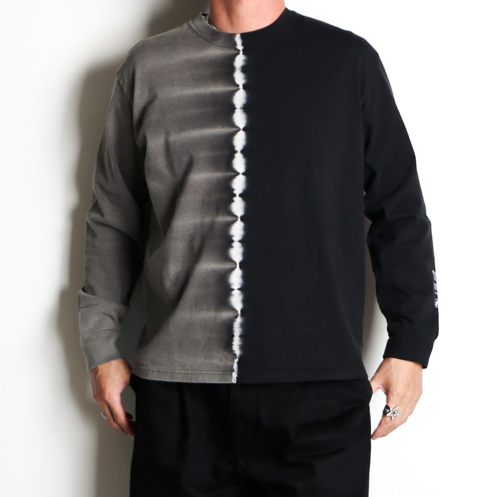 TIE DYE L/S TEE - BLACK TIE DYE / ロングスリーブTシャツ / 24'RTC-0302