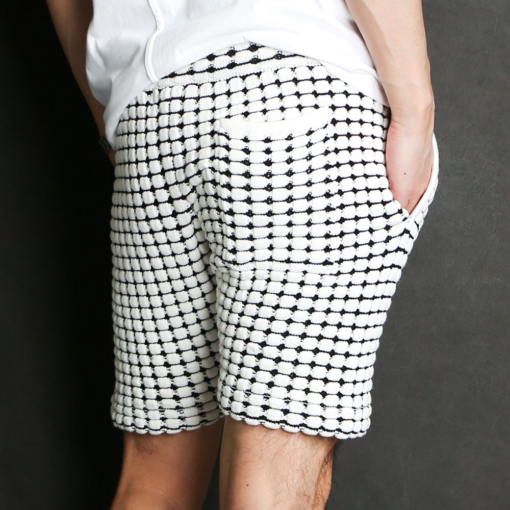 BIG WAFFLE "3" KNIT SHORTS / ビッグワッフル ハーフパンツ / USB-21029