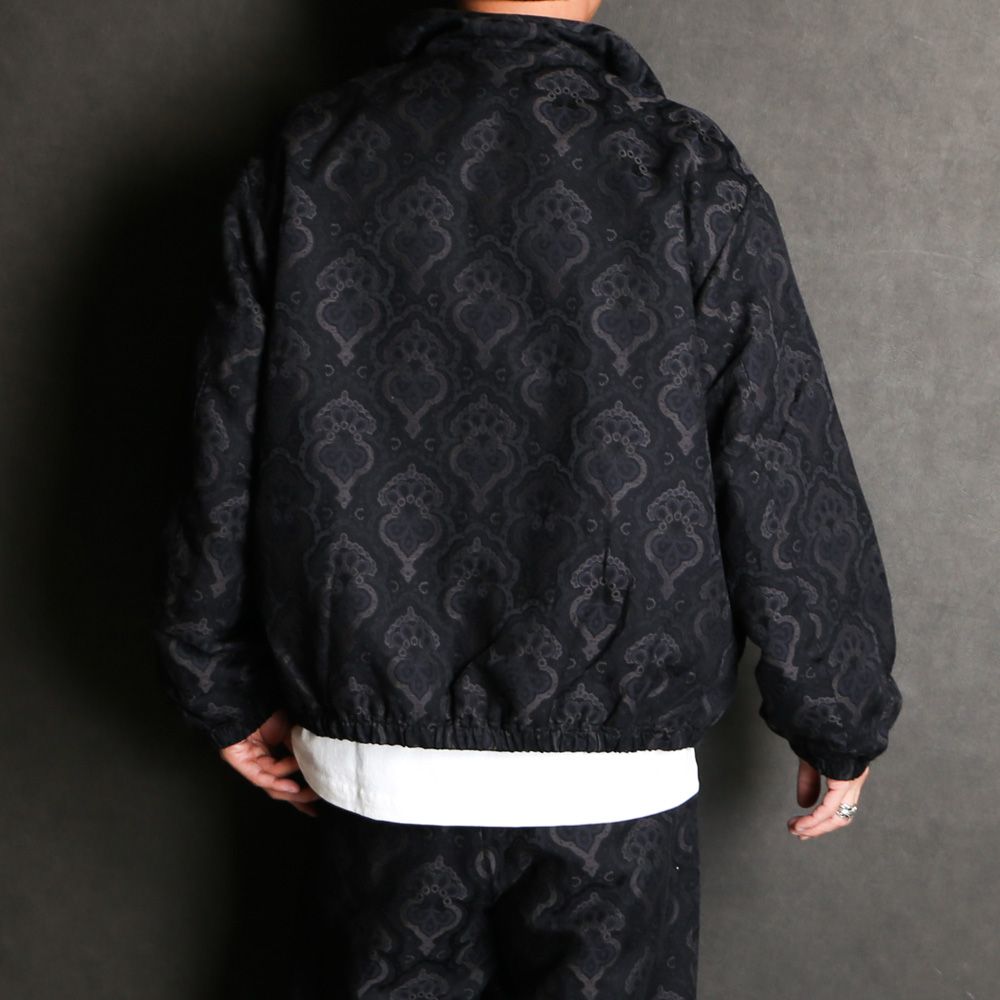 superNova. - Track jacket - Damask jacquard - Black / トラック