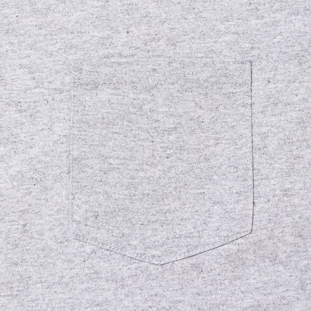 WAVE LOGO L/S TEE - GRAY / ロングスリーブTシャツ