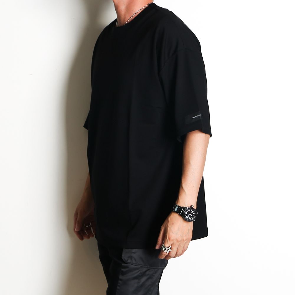【ラスト1点-サイズ3】 REV MESH OVER TEE - BLACK / オーバーサイズ メッシュTシャツ / RC40-T-004