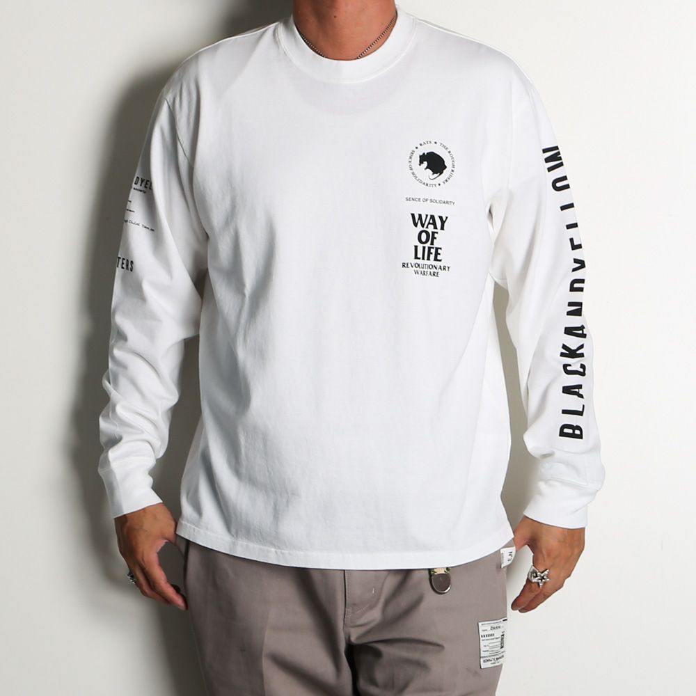 MC L/S TEE - WHITE / ロングスリーブ Tシャツ / 26'RTC-0802
