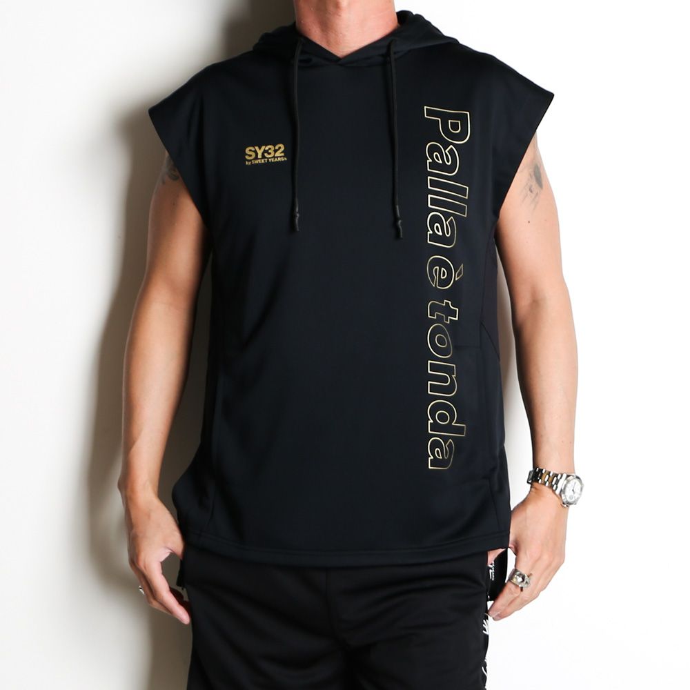 ACTIVE WORK OUT NOSLEVE HOODIE  / ノースリーブ パーカー / 14205