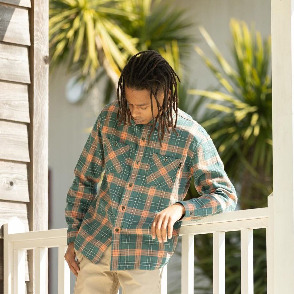 COTTON LINEN CHECK SHIRT / コットンリネン チェックシャツ / 26'RS-0206