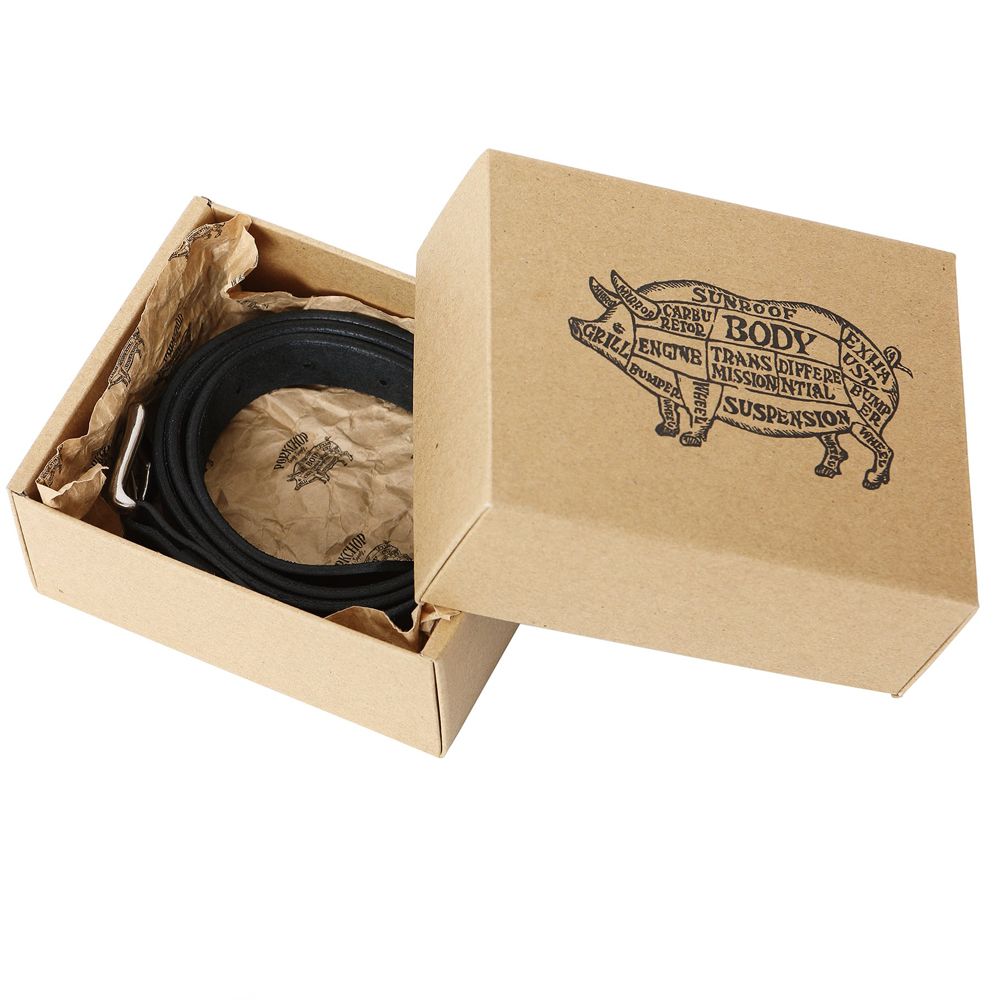 LEATER BELT 01 - BLACK / レザーベルト