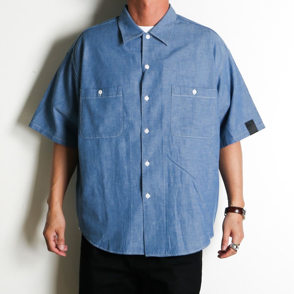 × BIG MAC /  HALF SLEEVE SHIRT - BLUE / 2261-SH60-027