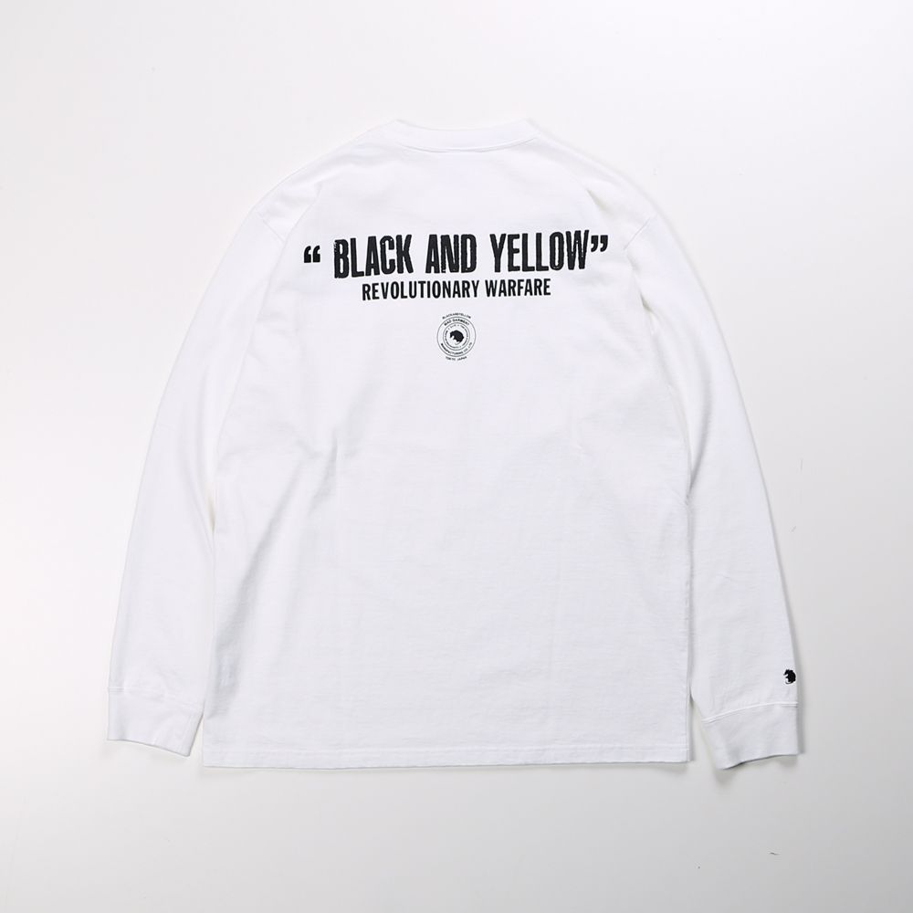 RATS - BLACK AND YELLOW L/S / ロングスリーブ ポケットTシャツ / 20 