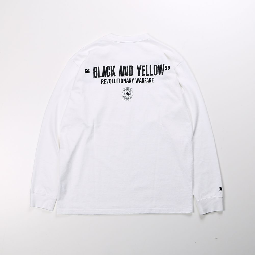 BLACK AND YELLOW L/S / ロングスリーブ ポケットTシャツ / 20'RTC-0803 - S