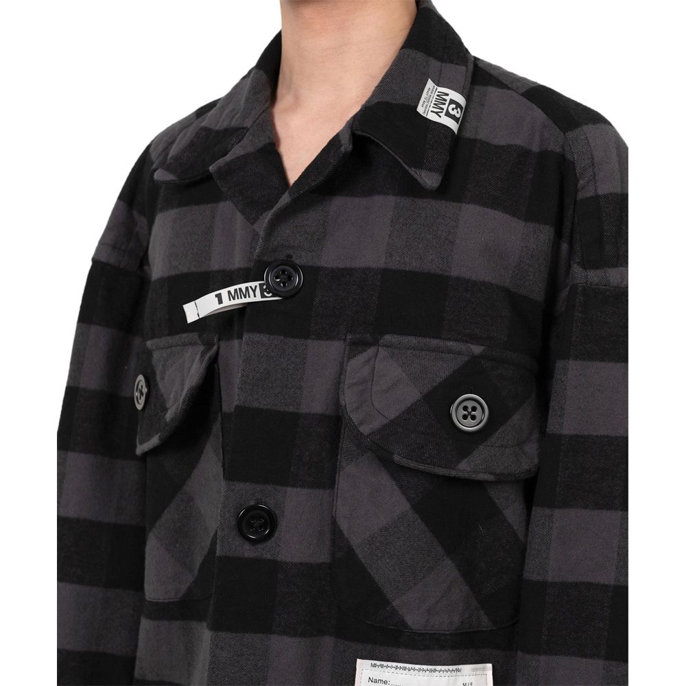 【MIHARAYASUHIRO】Amateur Sewn Like チェックシャツ ２色 Maison MIHARA YASUHIRO - Amateur Sewn Like Check Shirt