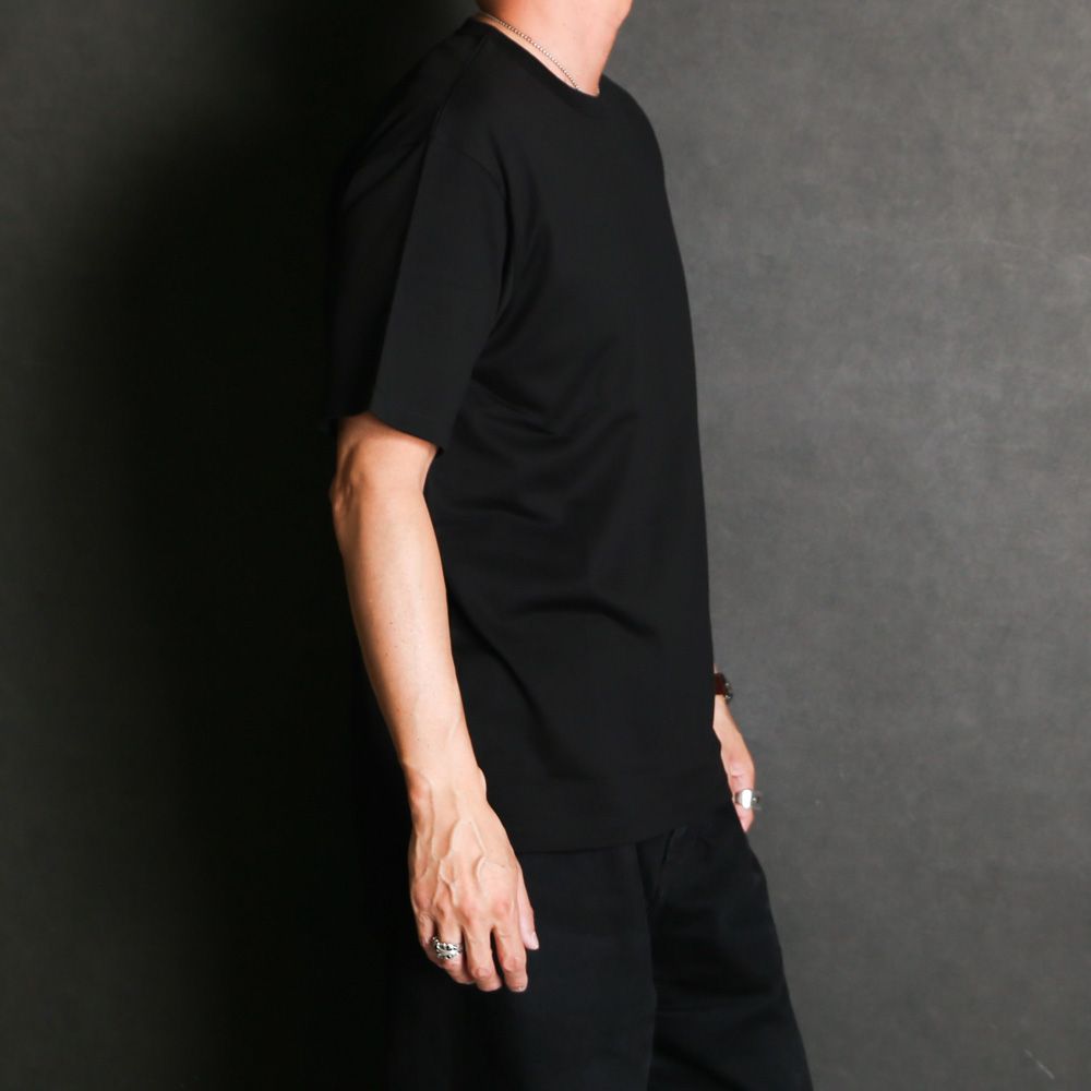 NEW RELAXED FIT Tee - BLACK / オーガニックGIZA 70/2天竺 - ニューリラックスドフィットTee / A26B08CS01B
