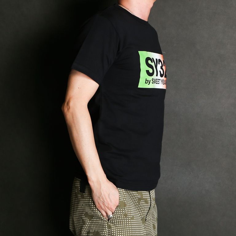 SY32 by SWEET YEARS - FLASH COLOR BOX LOGO TEE / Tシャツ / 12039J | chemical conbination