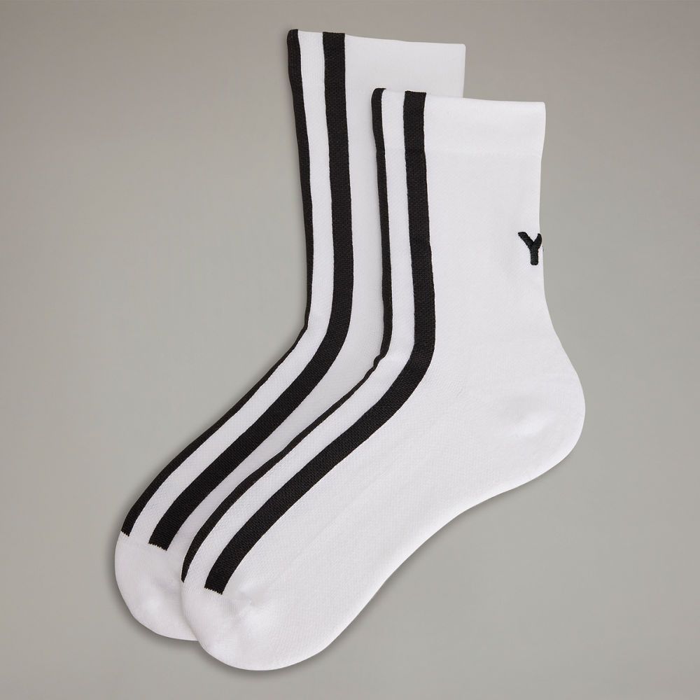 【関税込み】Y-3 ホワイト ストライプ ソックス Y-3 - U Y-3 STRIPES SOCK - WHITE / ソックス / IZ3172